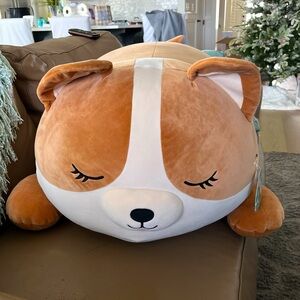 🐶 Regina Corgi Dog JUMBO SLEEPAMALLOW Sold Out Original Squishmallows 30” BNWT